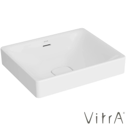 Vitra - Vitra Metropole Dikdörtgen Çanak Lavabo, 50 cm, Mat Beyaz, VitraClean