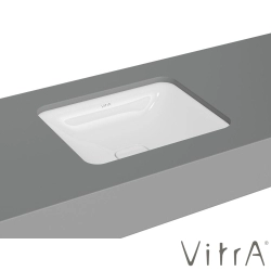 Vitra - Vitra Metropole Dikdörtgen Tezgah Altı Lavabo, 50 cm, VitraClean