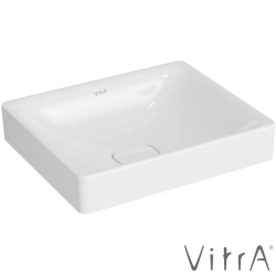 Vitra - Vitra Metropole Dikdörtgen Çanak Lavabo, 50 cm, VitraClean