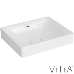 Vitra - Vitra Metropole Dikdörtgen Çanak Lavabo, 50 cm, VitraClean