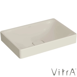 Vitra - Vitra Metropole Dikdörtgen Çanak Lavabo, 60 cm, Mat Kum Beji