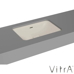 Vitra - Vitra Metropole Dikdörtgen Tezgah Altı Lavabo, 60 cm, Mat Kum Beji