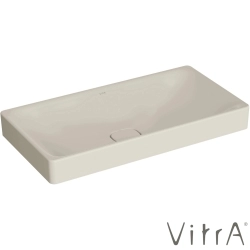 Vitra - Vitra Metropole Dikdörtgen Çanak Lavabo, 80 cm, Mat Kum Beji