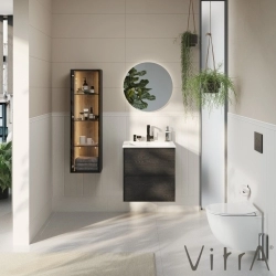 Vitra - Vitra Metropole Etajerli Lavabo, 60 cm, Mat Beyaz