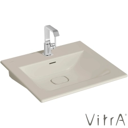 Vitra - Vitra Metropole Etajerli Lavabo, 60 cm, Mat Kum Beji