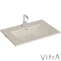 Vitra - Vitra Metropole Etajerli Lavabo, 80 cm, Mat Kum Beji