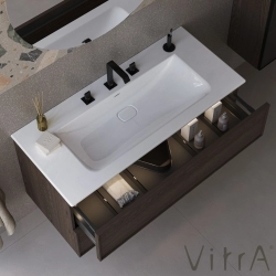 Vitra - Vitra Metropole Etajerli Lavabo, 120 cm