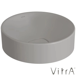 Vitra - Vitra Metropole Yuvarlak Çanak Lavabo, 38 cm (Kompakt) Mat Taş Gri, VitraClean
