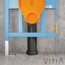 Vitra - Vitra Gömme Rezervuar Duvar Önü Alçıpan Uygulamalı Set, İnce, 2,5/4 Litre