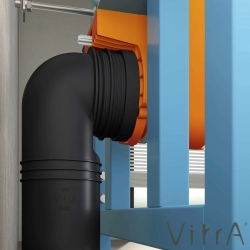 Vitra - Vitra Gömme Rezervuar Duvar Önü Alçıpan Uygulamalı Set, İnce, 2,5/4 Litre