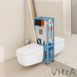 Vitra - Vitra Gömme Rezervuar Duvar İçi Sırt Sırta Uygulamalı Set, 3/6 Litre