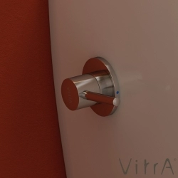 Vitra - Vitra Metropole Rim-ex Kanalsız Asma Klozet, Entegre Ara Musluklu