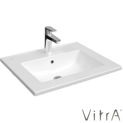 Vitra - Vitra S20 Square Etajerli Lavabo, 60 cm