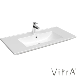 Vitra - Vitra S20 Square Etajerli Lavabo, 100 cm