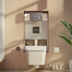 Vitra - Vitra Gömme Rezervuar Metal Ayaklı Set, İnce, 3/6 Litre