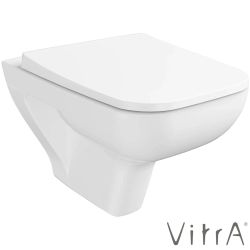 VitrA - VitrA S20 Square SmoothFlush Kanalsız Kompakt Asma Klozet, 49 cm