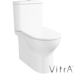 VitrA - VitrA S20 Round SmoothFlush Duvara Tam Dayalı Takım Klozet, 63 cm