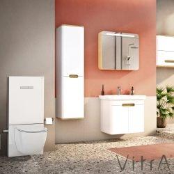 Vitra - VitrA Sento Rim-ex Kanalsız Asma Klozet (Yavaş Kapanan Klozet Kapağı Dahil)