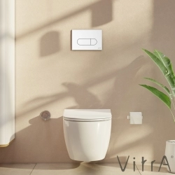 Vitra - VitrA Sento Rim-ex Kanalsız Asma Klozet (Yavaş Kapanan Klozet Kapağı Dahil)