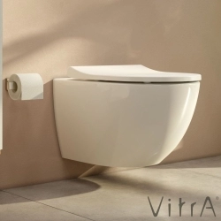 Vitra - VitrA Sento Rim-ex Kanalsız Asma Klozet (Yavaş Kapanan Klozet Kapağı Dahil)