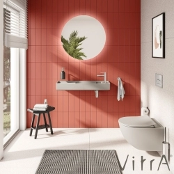 Vitra - Vitra Sento Rim-ex Kanalsız Asma Klozet, Mat Taş Gri