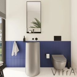 Vitra - Vitra Sento Rim-ex Kanalsız Asma Klozet, Mat Taş Gri