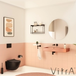 Vitra - Vitra Sento Rim-ex Kanalsız Asma Klozet, Mat Siyah