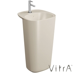 Vitra - Vitra Plural Monoblok Lavabo, 50 cm, Mat Kum Beji, VitraClean - 7814B422-0041