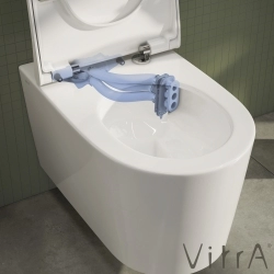 Vitra - Vitra Nest QuantumFlush Kanalsız Asma Klozet, Taharetsiz