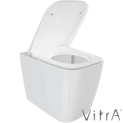 VitrA - VitrA Metropole Square QuantumFlush Kanalsız Duvara Tam Dayalı Yerden Tek Klozet, 56 cm