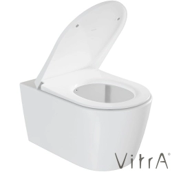 Vitra - Vitra Metropole Round QuantumFlush Kanalsız Asma Klozet, 56 cm, Mat Beyaz