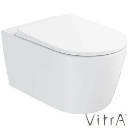Vitra - Vitra Metropole Round QuantumFlush Kanalsız Asma Klozet, 56 cm, Mat Beyaz