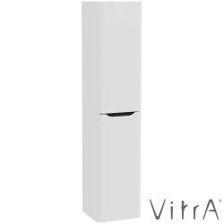 Vitra - Vitra Integra Round Çift Kapaklı Boy Dolabı, Mat Açık Gri (Sağ)