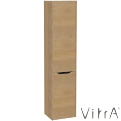 Vitra - Vitra Integra Square Çift Kapaklı Çamaşır Sepetli Boy Dolabı, Altın Meşe (Sağ)