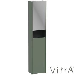 Vitra - Vitra Integra Square Çift Kapaklı Aynalı Boy Dolabı, Mat Yeşil (Sol)