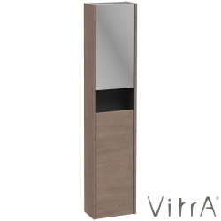 Vitra - Vitra Integra Square Çift Kapaklı Aynalı Boy Dolabı, Moka Meşe (Sol)