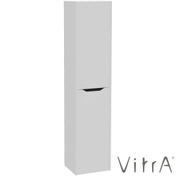 Vitra - Vitra Integra Square Çift Kapaklı Boy Dolabı, Mat Açık Gri (Sol)