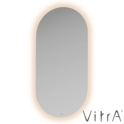 Vitra - Vitra Prime Aydınlatmalı ve Sensörlü Oval Ayna, 45 cm, Altın Meşe - 80443