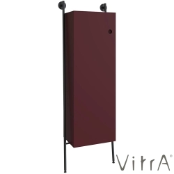 Vitra - Vitra Plural Boy Dolabı, Mat Bordo (Sol)