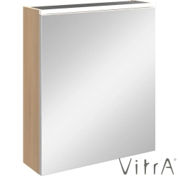Vitra - Vitra Core Dolaplı Üstten Aydınlatmalı Ayna (Sol), 60 cm, Altın Meşe - 80506