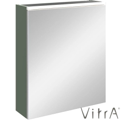 Vitra - Vitra Core Dolaplı Üstten Aydınlatmalı Ayna (Sol), 60 cm, Mat Yeşil - 80508