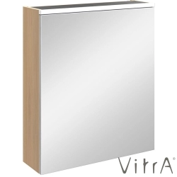Vitra - Vitra Core Dolaplı Üstten Aydınlatmalı Ayna (Sağ), 60 cm, Altın Meşe - 80509