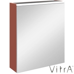 Vitra - Vitra Core Dolaplı Üstten Aydınlatmalı Ayna (Sağ), 60 cm, Mat Kırmızı - 80510