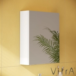 Vitra - Vitra Shift T20 Dolaplı Ayna, 60 cm, Parlak Beyaz