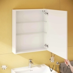 Vitra - Vitra Shift T20 Dolaplı Ayna, 60 cm, Parlak Beyaz