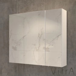 Vitra - Vitra Shift T20 Dolaplı Ayna, 80 cm, Parlak Beyaz