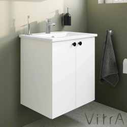 Vitra - Vitra Shift T20 Kapaklı Lavabo Dolabı, 60 cm, Parlak Beyaz (Klasik Lavabo Dahil)