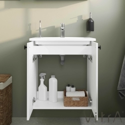 Vitra - Vitra Shift T20 Kapaklı Lavabo Dolabı, 60 cm, Parlak Beyaz (Klasik Lavabo Dahil)