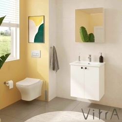 Vitra - Vitra Shift T20 Kapaklı Lavabo Dolabı, 60 cm, Parlak Beyaz (Klasik Lavabo Dahil)
