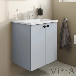 Vitra - Vitra Shift T20 Kapaklı Lavabo Dolabı, 60 cm, Kül Grisi (Klasik Lavabo Dahil)